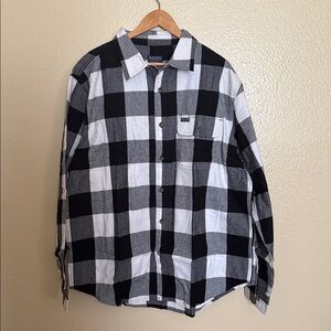 SMITH Work Wear Black and White Checkered Shirt NWT